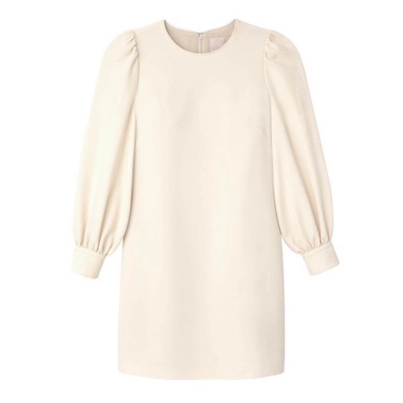 Gal Meets Glam Tallulah Shift Dress Cream Size 2 L - Picture 1 of 11